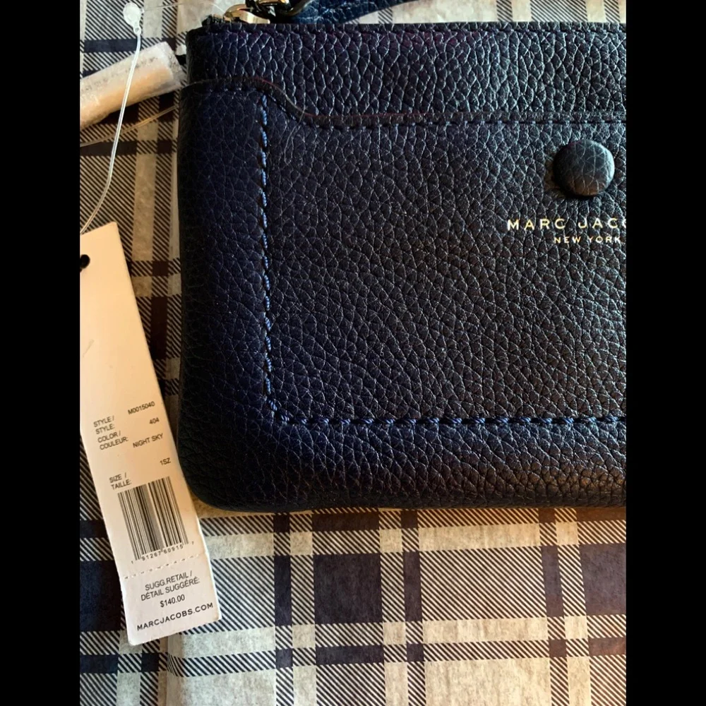NWT MARC JACOBS Empire City Wristlet (Dark Navy) - Picture 4 of 11
